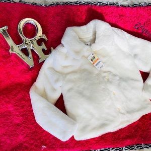 Little Girls Faux Fur Jacket